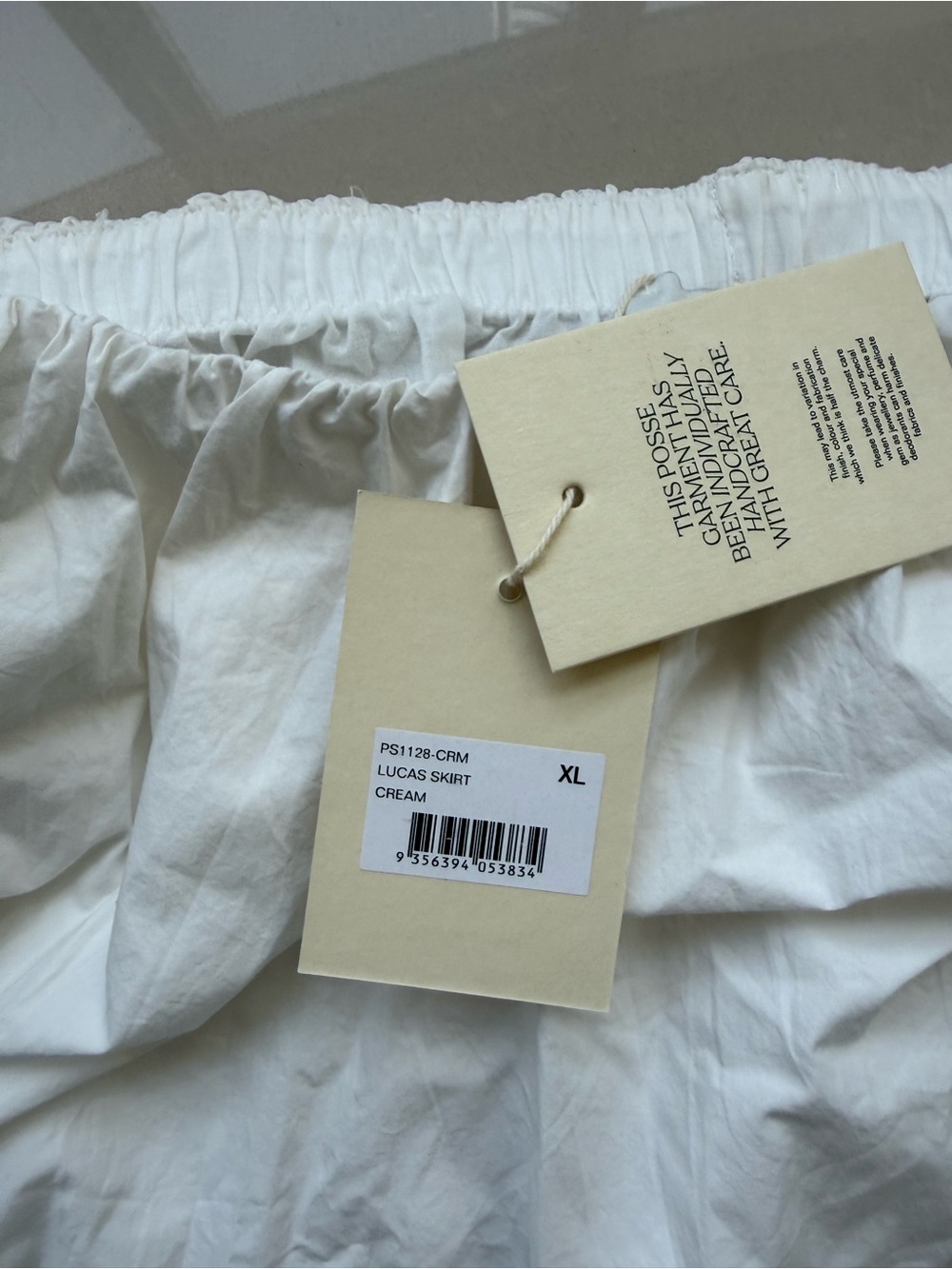 Posse White Two-Piece Coord Set Maxi Skirt and Top Co-ord Set NWT - Picture 10 of 13